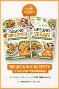 Bundle 2-in-1 Kochbücher Vegan + Abnehmen
